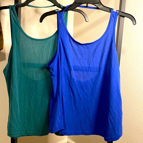 Oyanus Open Back Athletic Tank Tops - Picture 1 of 4